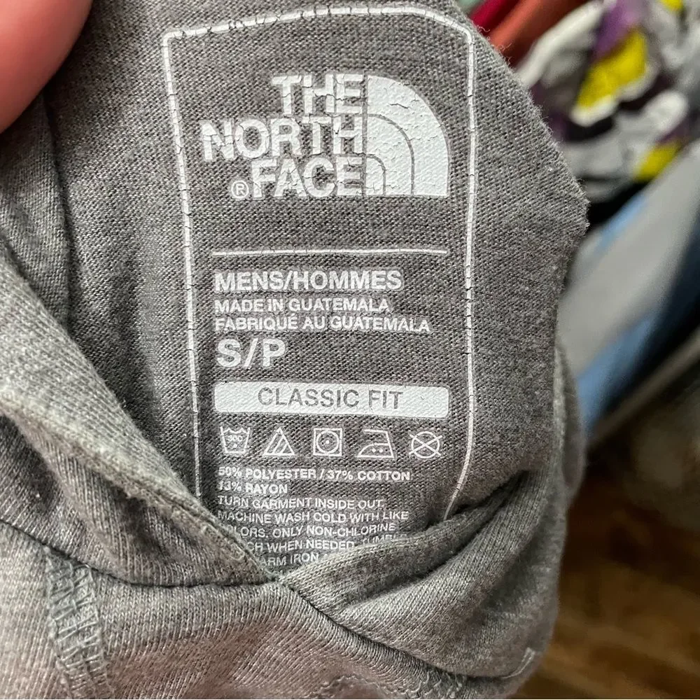 The North Face Grey Lightweight Hooded Long Sleeve T-Shirt
